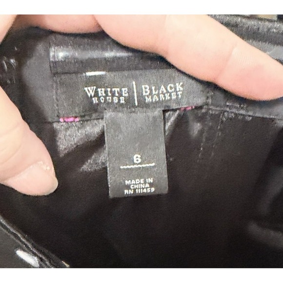 White House Black Market Polka Dot Bow Coquette Bustier Corset Top Size 6 Pink - Picture 5 of 6